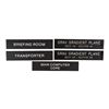 Image 1 : 1501. Michael and Denise Okuda Collection: Set of Five USS Defiant Signs ### STAR TREK: ENTERPRISE (