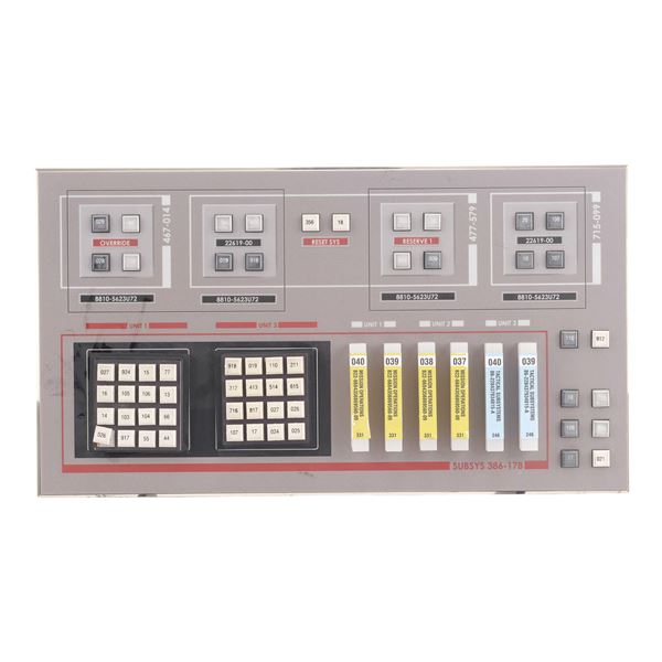 1502. Michael and Denise Okuda Collection: Control Panel with Embedded Data Modules ### STAR TREK: E