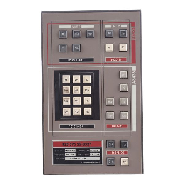 1503. Michael and Denise Okuda Collection: Control Panel ### STAR TREK: ENTERPRISE (T.V. SERIES, 200