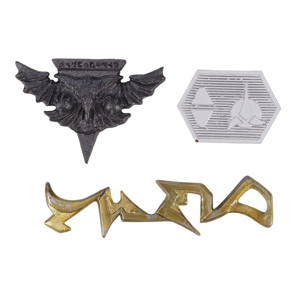 1512. Michael and Denise Okuda Collection: Pair of Klingon Badges with Romulan Emblem ### STAR TREK 