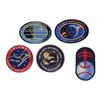Image 1 : 1520. Michael and Denise Okuda Collection: Set of Five Embroidered Uniform Patches ### STAR TREK: EN