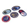 Image 2 : 1520. Michael and Denise Okuda Collection: Set of Five Embroidered Uniform Patches ### STAR TREK: EN
