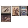 Image 1 : 1625. Set of Four Framed Printed Chateau Picard Artworks ### STAR TREK: PICARD (2020-2023)