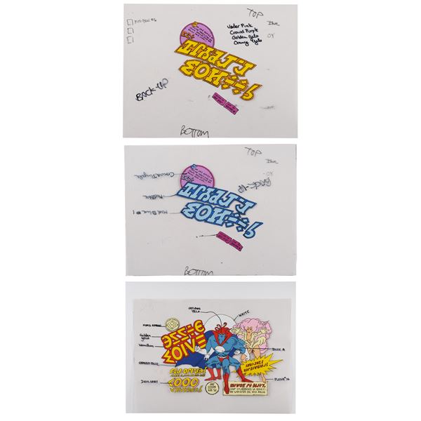 1677. Hand-Painted Title Block and Character Concept Animation Cels ### THE STAR WARS HOLIDAY SPECIA