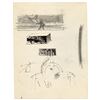 Image 1 : 1685. Hand-Drawn Ralph McQuarrie Cloud City and Dagobah Thumbnail Sketches ### STAR WARS: THE EMPIRE