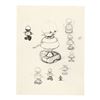 Image 2 : 1699. Set of Four Hand-Drawn Ralph McQuarrie Sparky Concept Sketch Pages ### STAR WARS: PANASONIC CO