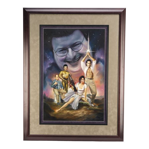 1710. William Plumb Collection: Framed Hand-Painted Julie Bell "Seinfeld Wars" Painting ### STAR WAR