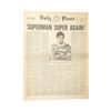 Image 4 : 1776. Pair of Production-Made Daily Planet Newspaper Covers ### SUPERMAN III (1983)
