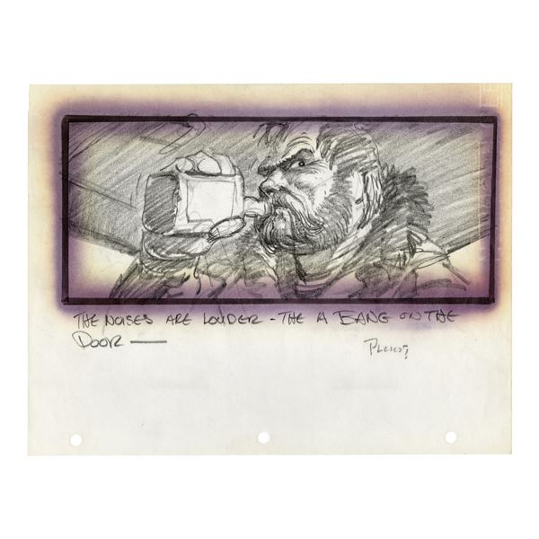 1811. Hand-Drawn Michael G. Ploog MacReady Storyboard ### THE THING (1982)