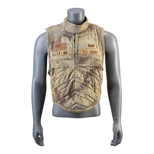 1869. Luc Deveraux's (Jean-Claude Van Damme) Screen-Matched "G44" UniSol Vest with Pauldron and Belt