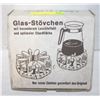 Image 1 : GLASS DESIGN KETTLE WARMER STAND