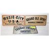 Image 1 : LOT OF 3 COUNTRY MUSIC LICENCE PLATES