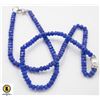 Image 1 : #23- NATURAL AMETHYST ,PEARL  NECKLACE 18"