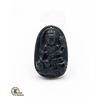 Image 1 : #174- NATURAL BLACK OBSIDIAN BUHHDA PENDANT