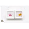 Image 1 : #76-HEATED RUBY 3.15CT & YELLOW SAPPHIRE 2.65CT