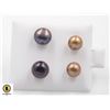 Image 1 : #147-NATURAL AKOYA PEARL EARRINGS  2PCS