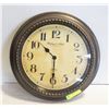 Image 1 : 16 INCH WIDE STERLING AND NOBLE CLOCK