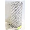 Image 1 : 12 INCH TALL CRYSTAL AND SILVER DESK LAMP