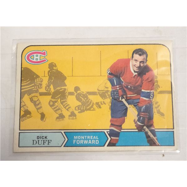 1968-69 O-PEE-CHEE DICK DUFF CARD NUMBER 161