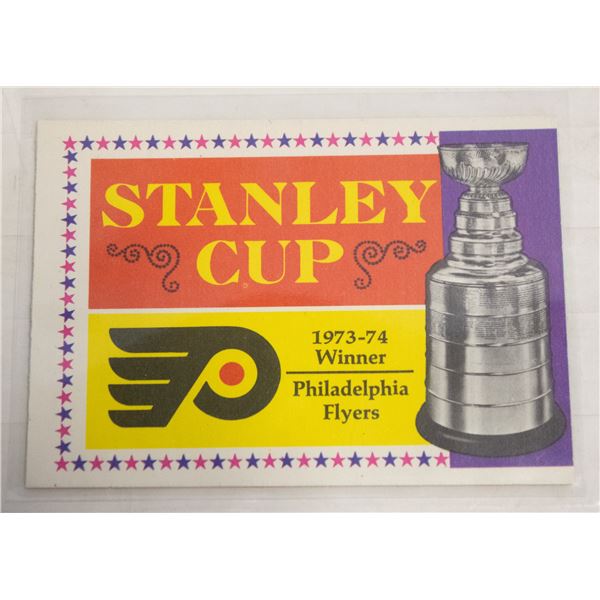 1974-75 O-PEE-CHEE PHILADELPHIA STANLEY CUP CHAMPS