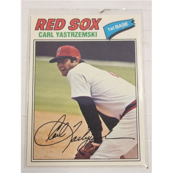 1977 O-PEE-CHEE CARL YASTRZEMSKI CARD NUMBER 37