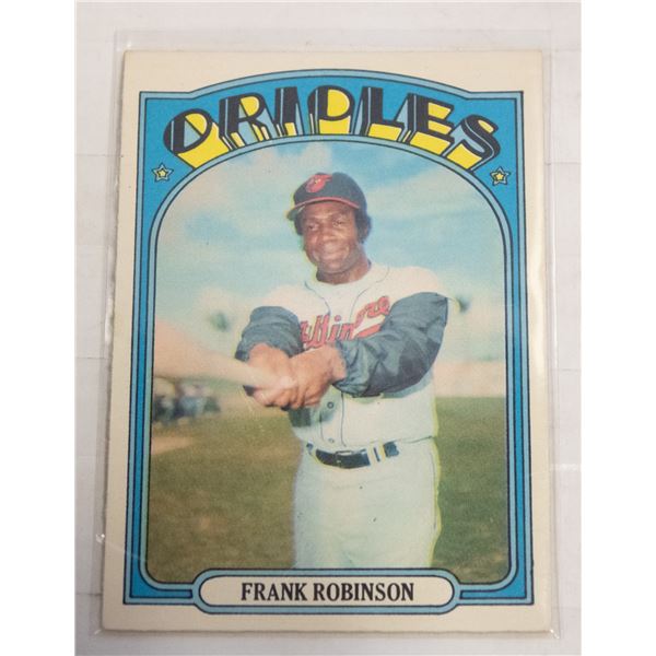 1972 O-PEE-CHEE FRANK ROBINSON CARD NUMBER 100