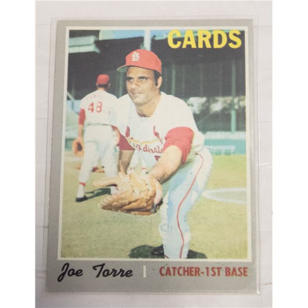1970 TOPPS JOE TORRE CARD NUMBER 190
