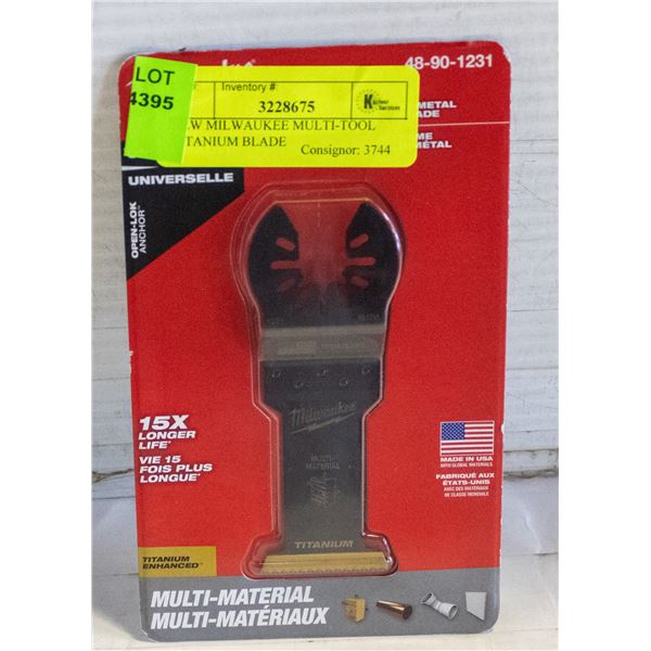 NEW MILWAUKEE MULTI-TOOL TITANIUM BLADE