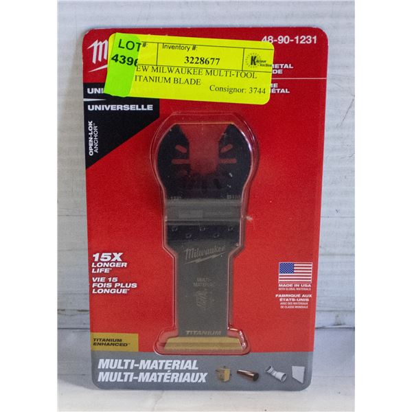 NEW MILWAUKEE MULTI-TOOL TITANIUM BLADE