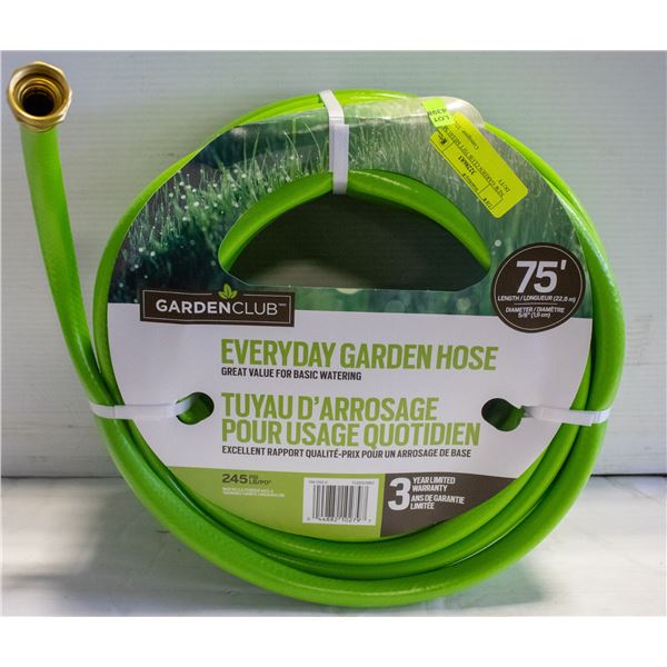 NEW GARDEN CLUB 75FT MEDIUM DUTY