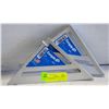 Image 1 : 2 NEW EMPIRE 7 INCH ALUMINIUM RAFTER SQUARES