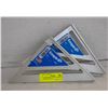 Image 1 : 2 NEW EMPIRE 7 INCH ALUMINIUM RAFTER SQUARES