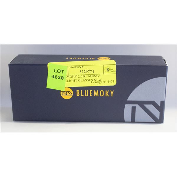 BLUEMOKY 2.0 READING/ BLUELIGHT GLASSES NEW