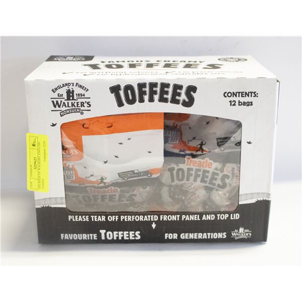 SIX BAGS OF WALKERS, ENGLISH TOFFEE