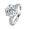 Image 1 : 5 CT GRA CERTIFIED BRILLIANT CUT MOISSANITE 925S
