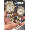 Image 1 : NEW ROLEX QUARTZ REPLICA  "DATEJUST" COUPLES WATCH