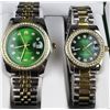 Image 1 : NEW ROLEX QUARTZ REPLICA  "DATEJUST" COUPLES WATCH
