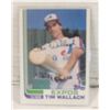 Image 1 : 1982 TOPPS TIM WALLACH ROOKIE CARD #191