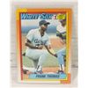 Image 1 : 1990 TOPPS FRANK THOMAS ROOKIE CARD #414