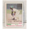 Image 1 : 1982 TOPPS RICKEY HENDERSON CARD NUMBER 610