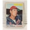 Image 1 : 1970 O-PEE-CHEE TED WIILIAMS CARD NUMBER 211
