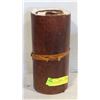 Image 1 : LARGE LEATHER SCROLL JOURNAL HAND MADE PAPER