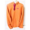 Image 1 : LADIES ORANGE MED UNDER ARMOUR HOODIE