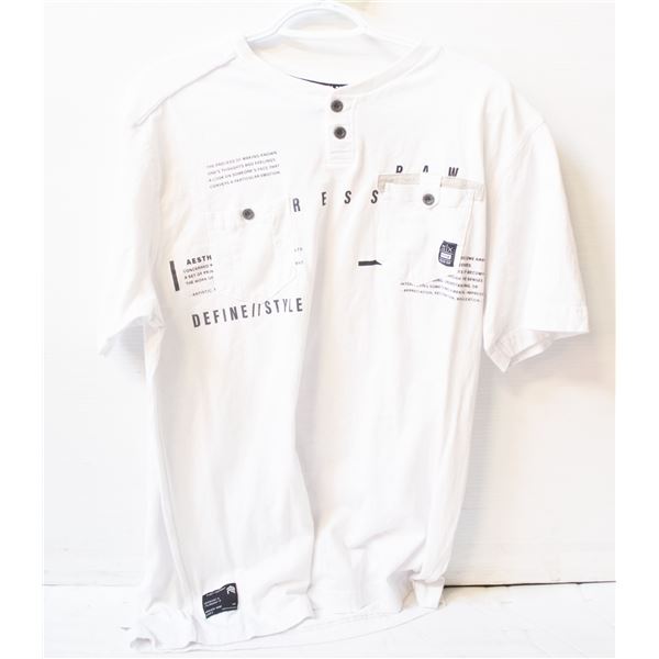 MENS PROJECT RAW WHIT SHIRT LARGE