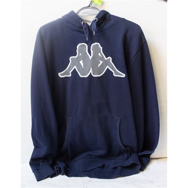 MENS L BLUE KAPPA HOODIE