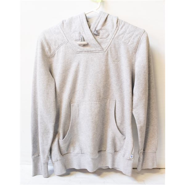 LADIES GREY ADIDAS MED HOODIE