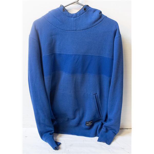 MENS L CORE BY JACK AND JONES BLUE HOODIE LARGE