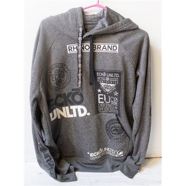 MENS MED ECKO UNLIMITED GREY HOODIE