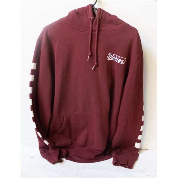 MENS DICKIES LARGE BURGANDY HOODIE