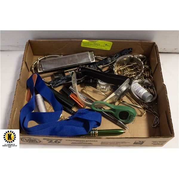 ESTATE JEWELRY IN FLAT ALL TOGETHER-ESTATE